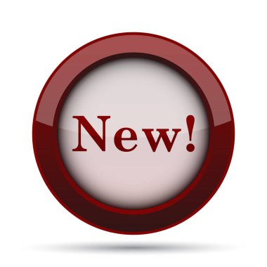 Yeni kutsal kişilerin resmi. Beyaz arka plan üzerinde Internet düğmesi.