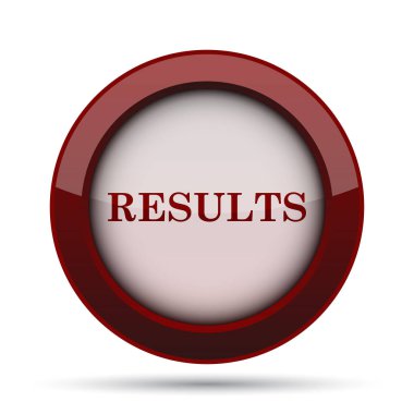 Sonuçları simgesi. Beyaz arka plan üzerinde Internet düğmesi.