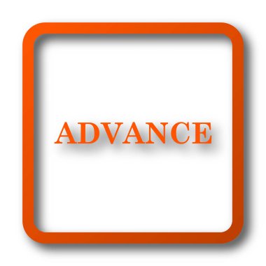 Önceden simgesi. Beyaz arka plan üzerinde Internet düğmesi