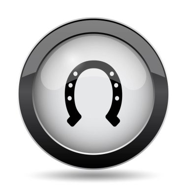 At nalı simgesi. Beyaz arka plan üzerinde Internet düğmesi