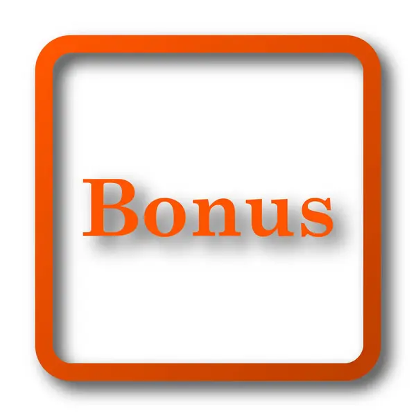 Icône Bonus Bouton Internet Sur Fond Blanc — Photo