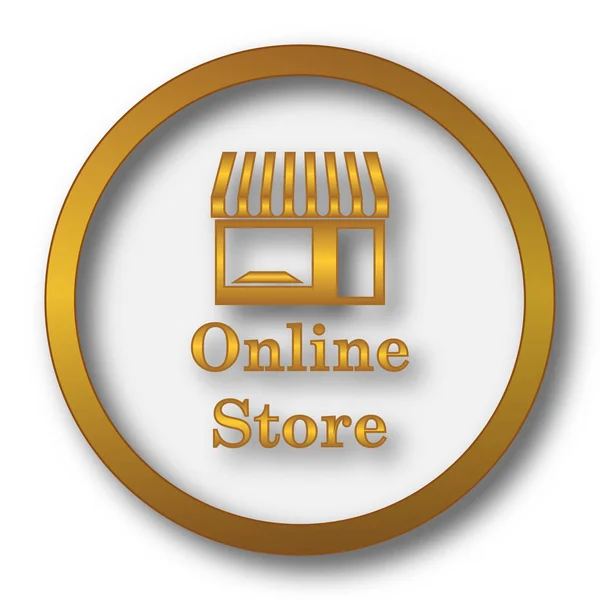 Ícone loja online — Fotografia de Stock