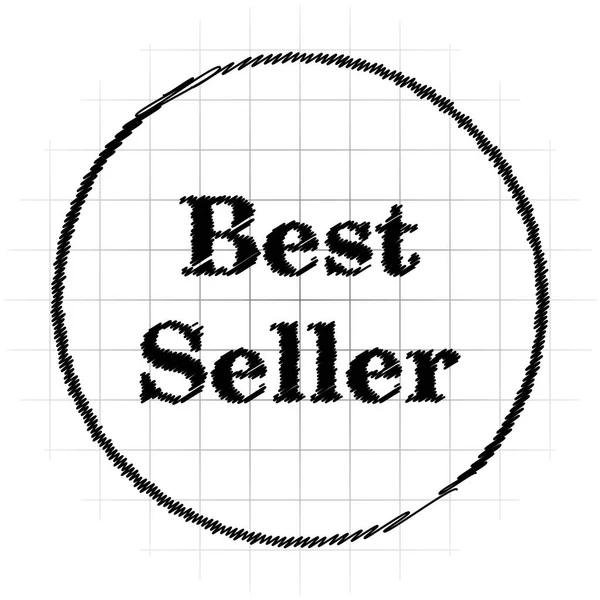 Καλύτερος Πωλητής Εικονίδιο Κουμπί Internet Άσπρο Φόντο — Φωτογραφία Αρχείου