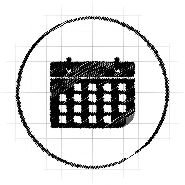 Εικονίδιο Του Ημερολογίου Κουμπί Internet Άσπρο Φόντο — Φωτογραφία Αρχείου