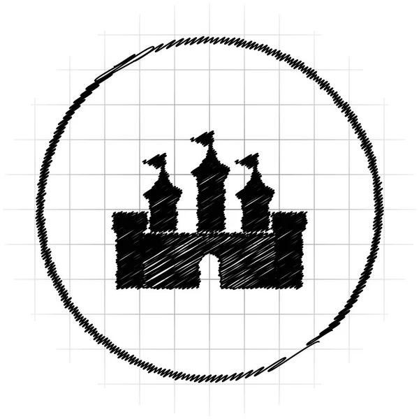 Замок Значок Інтернет Кнопки Білому Тлі — стокове фото
