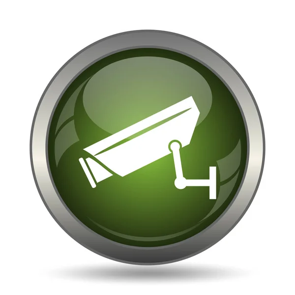 Surveillance Camera Icon Internet Button White Background — Stock Photo, Image