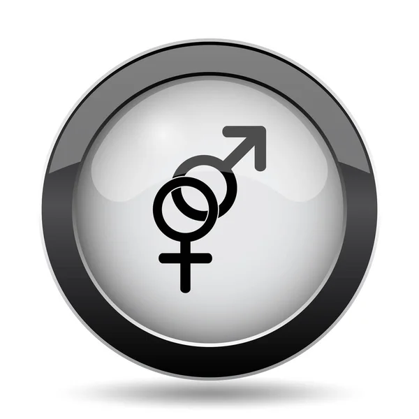 Sexsymbol Internet Taste Auf Weißem Hintergrund — Stockfoto