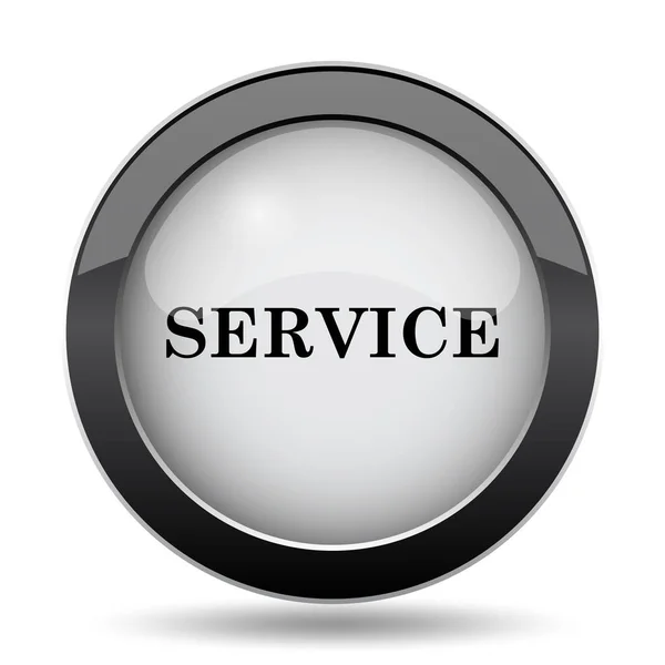 サービス アイコン 白い背景の上のインター ネット ボタン — ストック写真