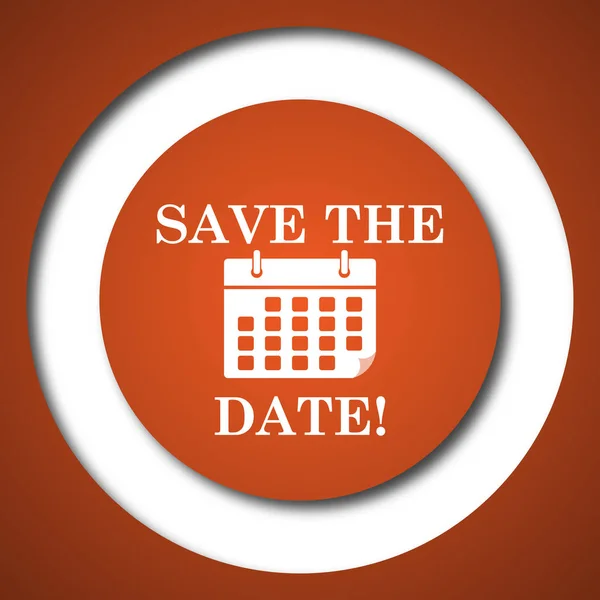 Save the date icon — Stock Photo, Image