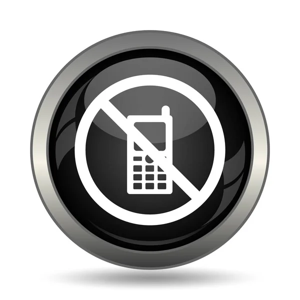 Ograniczone ikona telefonu komórkowego — Zdjęcie stockowe
