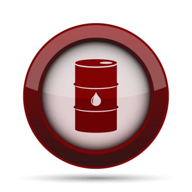 Petrol varil simgesi. Beyaz arka plan üzerinde Internet düğmesi.