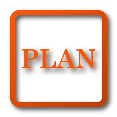 Planı simgesi. Beyaz arka plan üzerinde Internet düğmesi