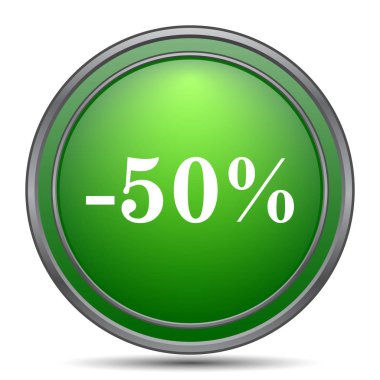 yüzde 50 indirim simgesi