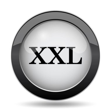 XXL simgesi. Beyaz arka plan üzerinde Internet düğmesi