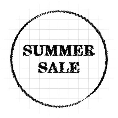 Summer sale icon
