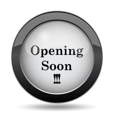 Yakında simge açılıyor. Beyaz arka plan üzerinde Internet düğmesi