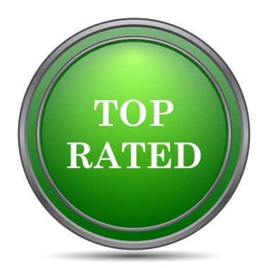 Simge en üst düzey. Beyaz arka plan üzerinde Internet düğmesi