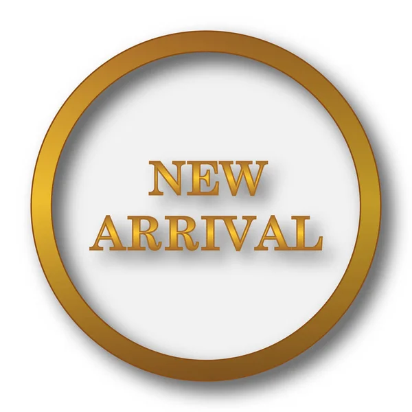 New Arrival Icon Internet Button White Background — Stock Photo, Image