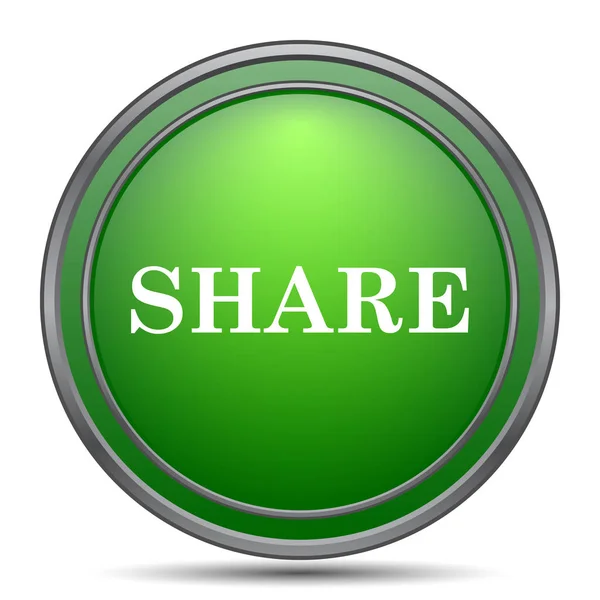 Share Icon Internet Button White Background — Stock Photo, Image