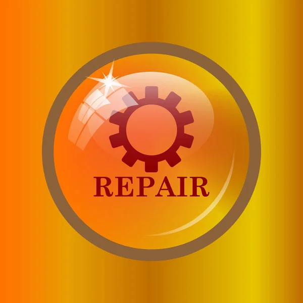 Reparatur Symbol Internet Taste Auf Farbigem Hintergrund — Stockfoto