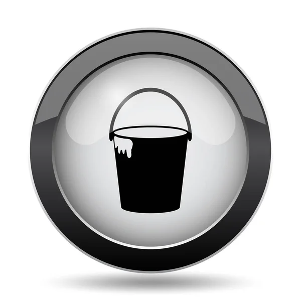 Bucket Icon Internet Button White Background — Stock Photo, Image
