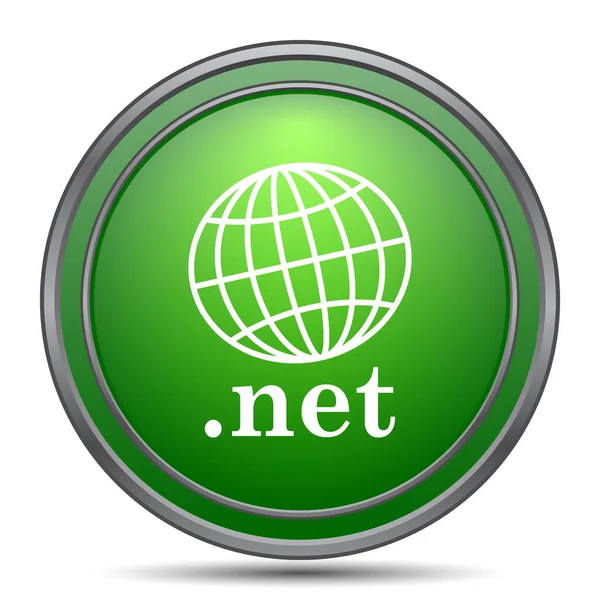 .net icon. Internet button on white background