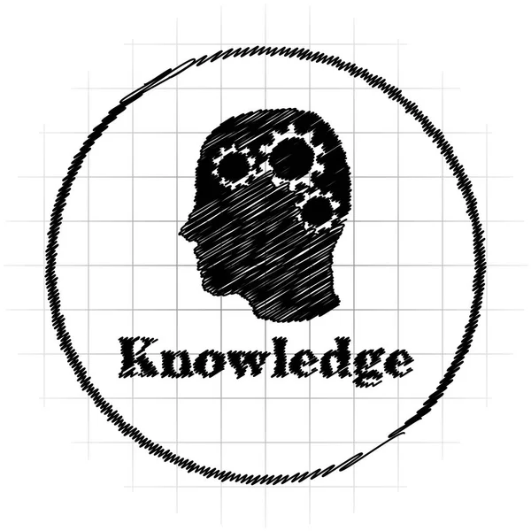 Icona della conoscenza — Foto Stock