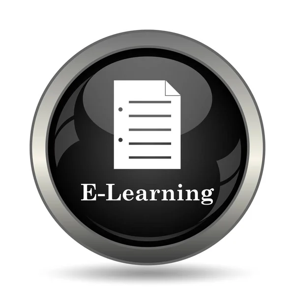 Ikona e learningu — Zdjęcie stockowe