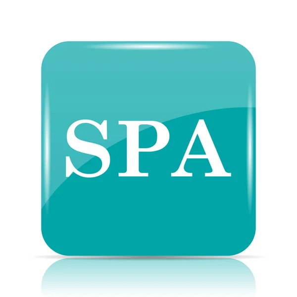 Spa Icon Internet Button White Background — Stock Photo, Image