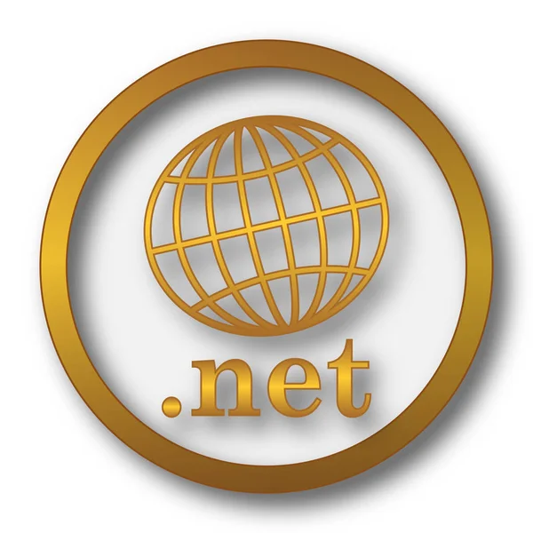 Net Icon Internet Button White Background — Stock Photo, Image