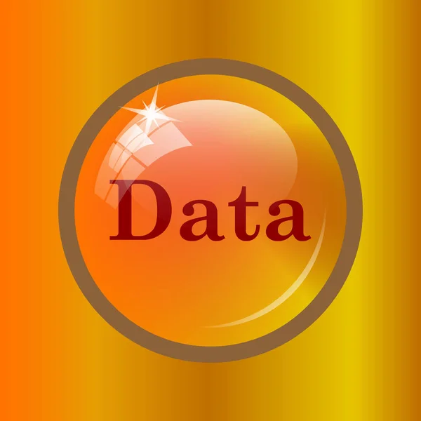 Datensymbol Internet Taste Auf Farbigem Hintergrund — Stockfoto