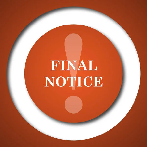 Final notice icon