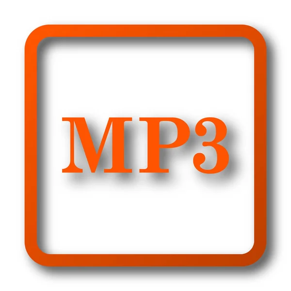 Mp3 Symbol Internet Taste Auf Weißem Hintergrund — Stockfoto