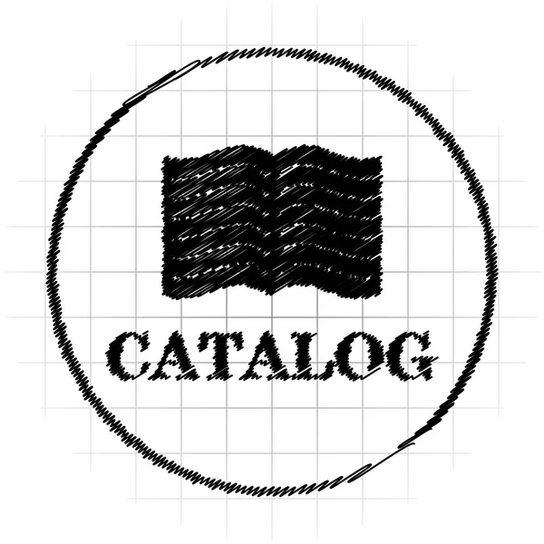 Catalog icon. Internet button on white background