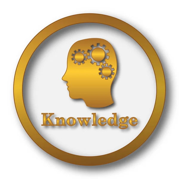 Icono de conocimiento — Foto de Stock