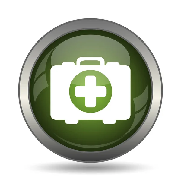 Medical Bag Icon Internet Button White Background — Stock Photo, Image