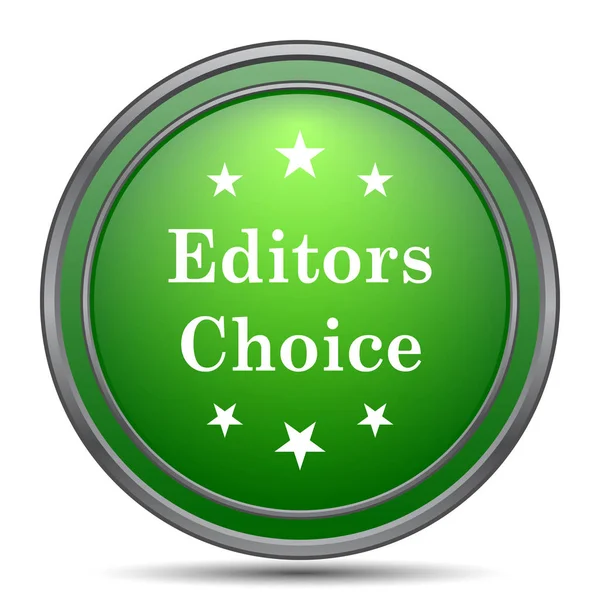 Editors choice icon. Internet button on white background