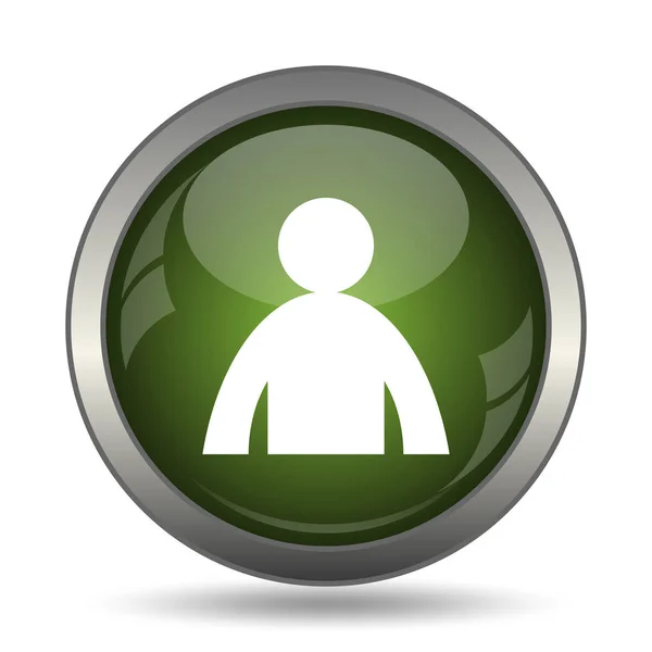 User Profile Icon Internet Button White Background — Stock Photo, Image