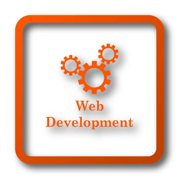 Web development icon. Internet button on white background