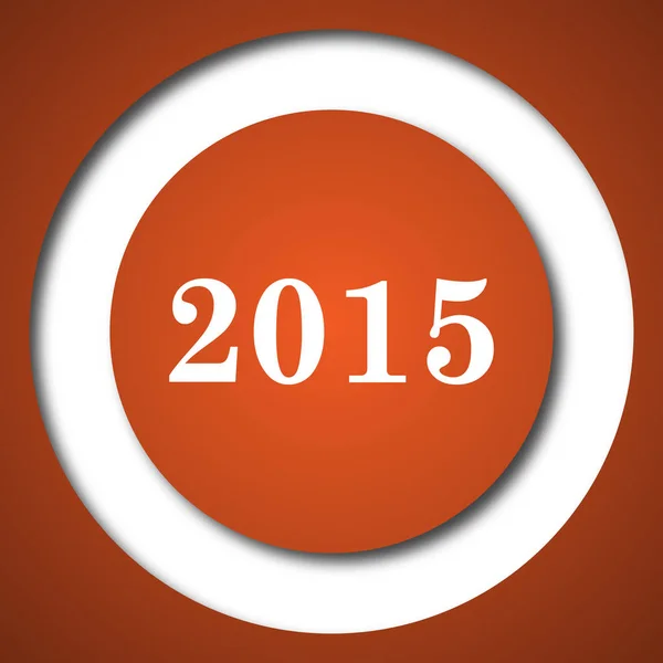 Año 2015 icono — Foto de Stock