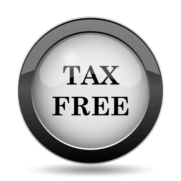 Vergi Ücretsiz Simge Beyaz Arka Plan Üzerinde Internet Düğmesi — Stok fotoğraf
