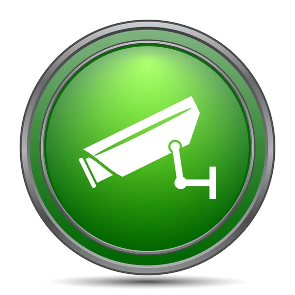 Surveillance Camera Icon Internet Button White Background — Stock Photo, Image