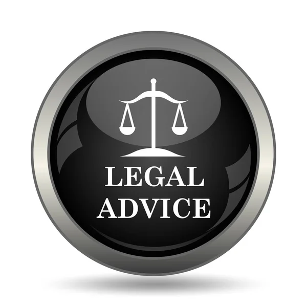 Ícone de aconselhamento jurídico — Fotografia de Stock