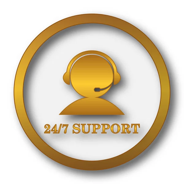 24-7 destek simgesi — Stok fotoğraf