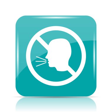 Konuşan bir simge yoktur. Beyaz arka plan üzerinde Internet düğmesi