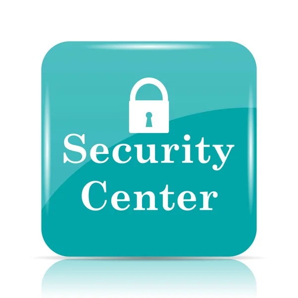 Security center icon. Internet button on white background