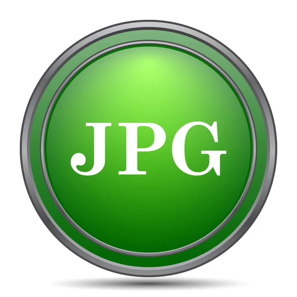 Icono Jpg Botón Internet Sobre Fondo Blanco —  Fotos de Stock