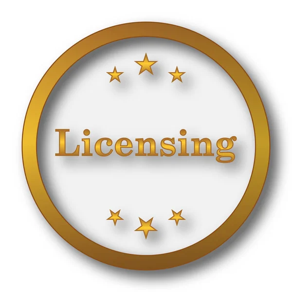 Licensiering ikonen — Stockfoto