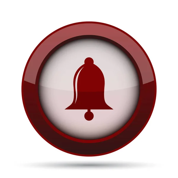 Bell icon. Internet button on white background.