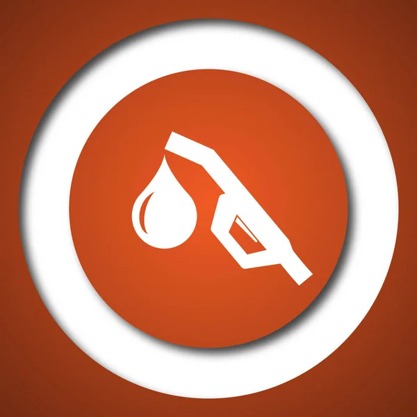 Benzin pompa meme simgesi — Stok fotoğraf